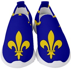 Ile De France Flag Kids  Slip On Sneakers by tony4urban