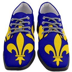 Ile De France Flag Women Heeled Oxford Shoes by tony4urban