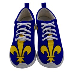 Ile De France Flag Women Athletic Shoes by tony4urban