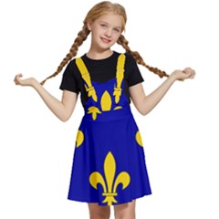 Ile De France Flag Kids  Apron Dress by tony4urban