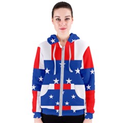 Netherlands Antilles Women s Zipper Hoodie