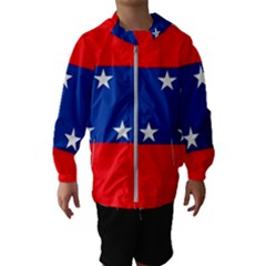 Netherlands Antilles Kids  Hooded Windbreaker