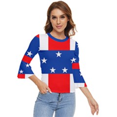 Netherlands Antilles Bell Sleeve Top