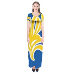 Brussels Short Sleeve Maxi Dress by tony4urban