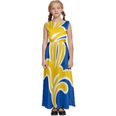 Brussels Kids  Satin Sleeveless Maxi Dress by tony4urban