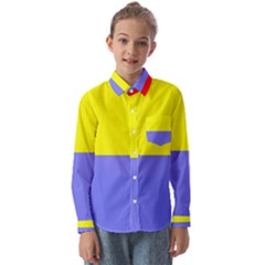 Nitriansky Flag Kids  Long Sleeve Shirt