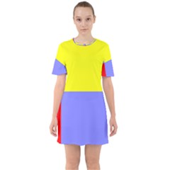 Nitriansky Flag Sixties Short Sleeve Mini Dress