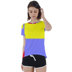 Nitriansky Flag Short Sleeve Open Back Tee