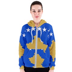 Kosovo Women s Zipper Hoodie