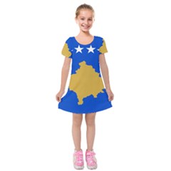 Kosovo Kids  Short Sleeve Velvet Dress