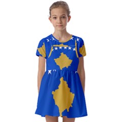 Kosovo Kids  Short Sleeve Pinafore Style Dress