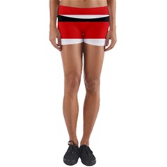 Berlin Old Flag Yoga Shorts by tony4urban