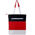 Berlin Old Flag Double Zip Up Tote Bag View2