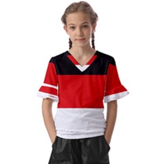 Berlin Old Flag Kids  V-neck Horn Sleeve Blouse by tony4urban