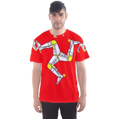 Isle Of Man Men s Sport Mesh Tee by tony4urban