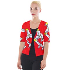 Isle Of Man Cropped Button Cardigan by tony4urban