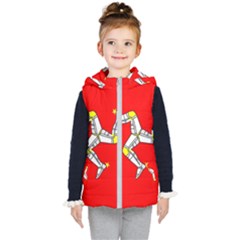 Isle Of Man Kids  Hooded Puffer Vest