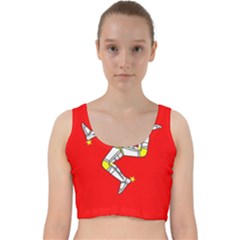 Isle Of Man Velvet Racer Back Crop Top