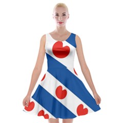 Frisian Flag Velvet Skater Dress