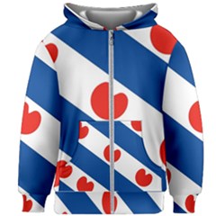 Frisian Flag Kids  Zipper Hoodie Without Drawstring