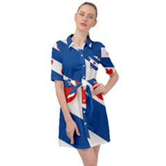 Frisian Flag Belted Shirt Dress by tony4urban