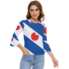 Frisian Flag Bell Sleeve Top