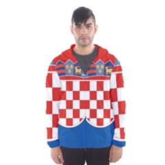 Croatia Men s Hooded Windbreaker