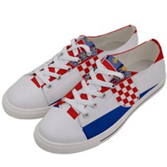 Croatia Men s Low Top Canvas Sneakers by tony4urban