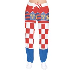 Croatia Women Velvet Drawstring Pants