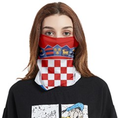 Croatia Face Covering Bandana (two Sides) by tony4urban