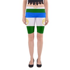 Bashkortostan Flag Yoga Cropped Leggings