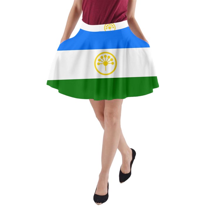 Bashkortostan Flag A-Line Pocket Skirt