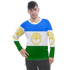 Bashkortostan Flag Men s Pique Long Sleeve Tee