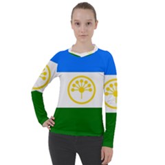 Bashkortostan Flag Women s Pique Long Sleeve Tee