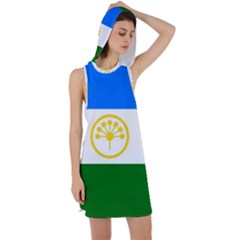 Bashkortostan Flag Racer Back Hoodie Dress