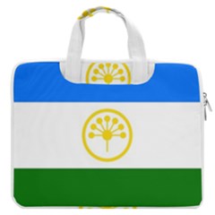 Bashkortostan Flag MacBook Pro 13  Double Pocket Laptop Bag