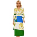 Bashkortostan Flag Midsummer Wrap Dress View1