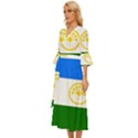 Bashkortostan Flag Midsummer Wrap Dress View2