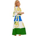 Bashkortostan Flag Midsummer Wrap Dress View3