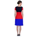 East Frisia Flag Short Sleeve Front Wrap Dress View2