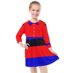 East Frisia Flag Kids  Quarter Sleeve Shirt Dress