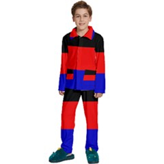 East Frisia Flag Kids  Long Sleeve Velvet Pajamas Set