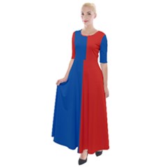 Paris Half Sleeves Maxi Dress by tony4urban