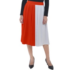 Derry Flag Classic Velour Midi Skirt  by tony4urban