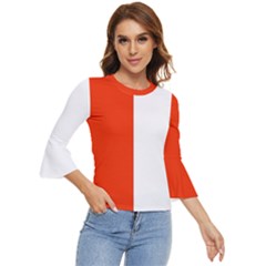 Derry Flag Bell Sleeve Top