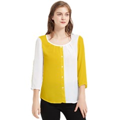 Antrim Flag Chiffon Quarter Sleeve Blouse by tony4urban