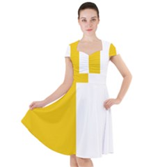 Antrim Flag Cap Sleeve Midi Dress by tony4urban