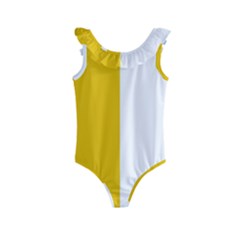 Antrim Flag Kids  Frill Swimsuit by tony4urban