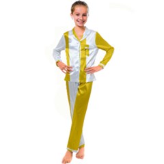 Antrim Flag Kid s Satin Long Sleeve Pajamas Set by tony4urban