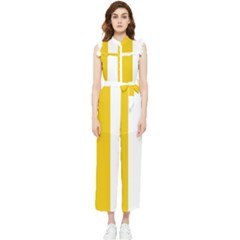 Antrim Flag Women s Frill Top Chiffon Jumpsuit by tony4urban